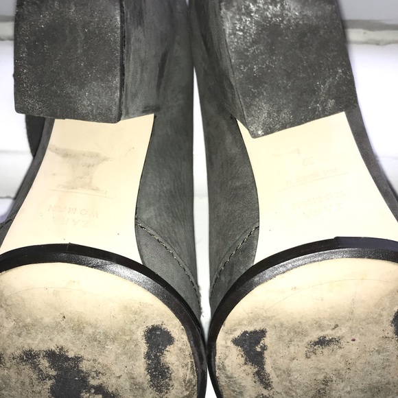 Zara suede cowboy booties - Picture 10 of 13